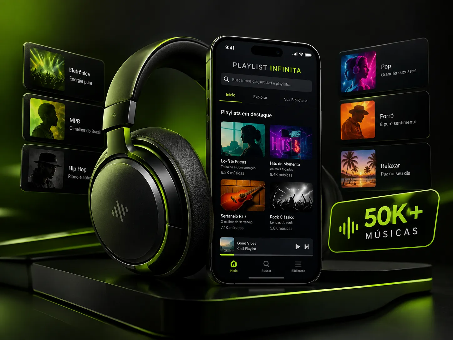 Mockup Playlist Infinita